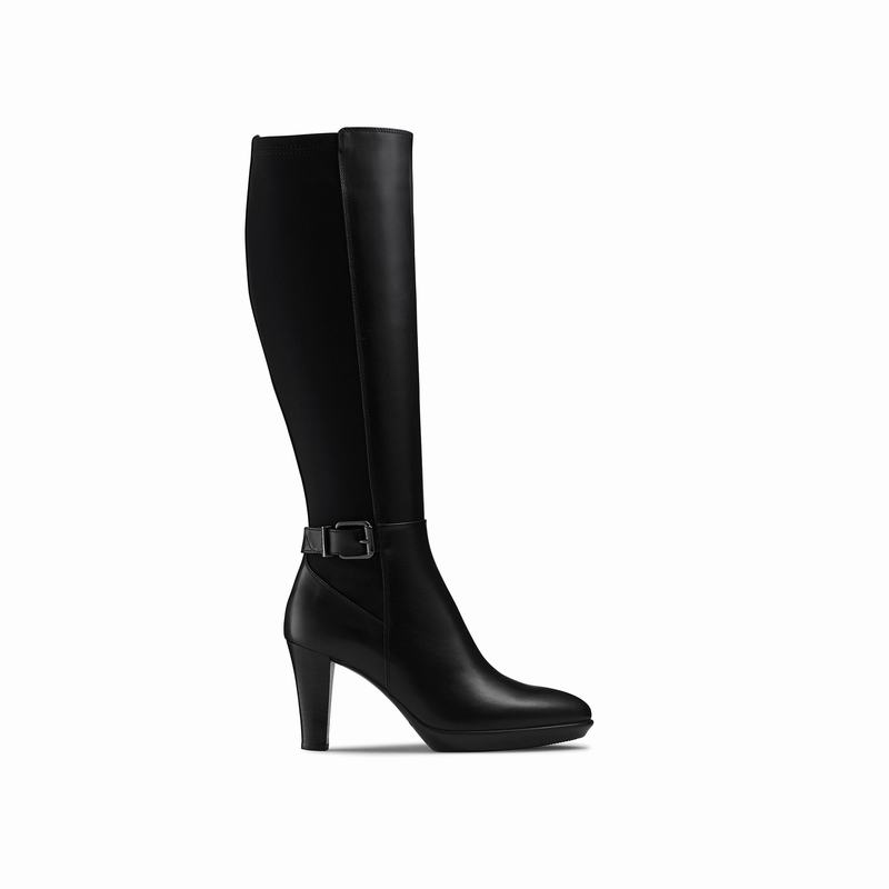 Russell & Bromley Rainbow Womens Knee-High Boots Black |IYQ6120OW|